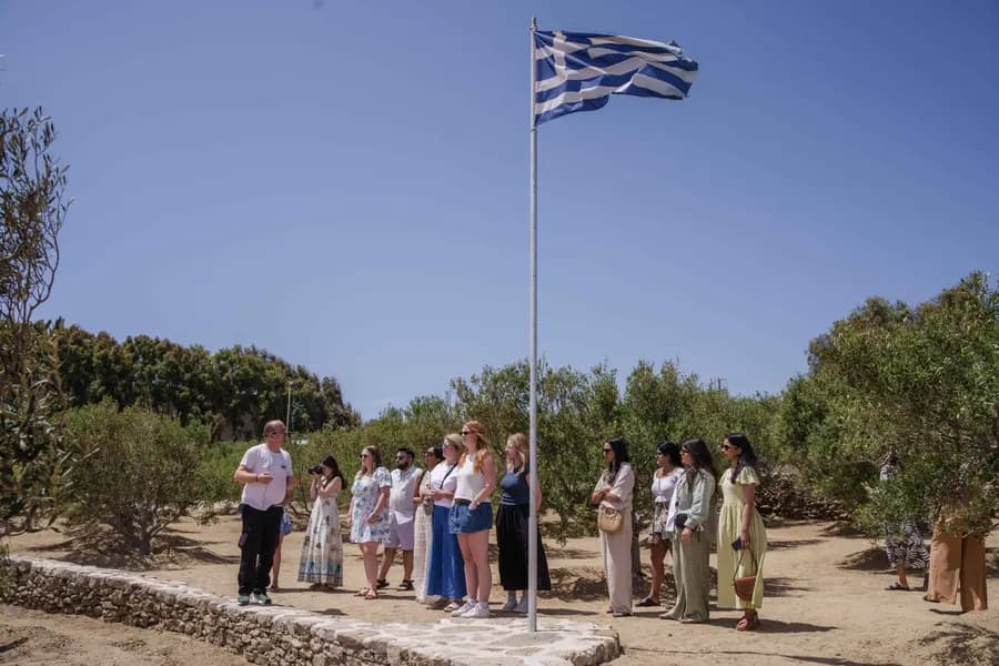 Traditional Mykonian estate